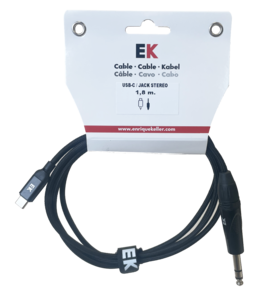 Cable Ek Audio Usb-C Jack Estéreo Macho 1,8 M