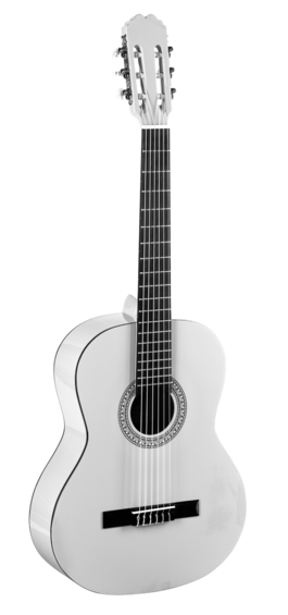 Guitarra Clásica Rocío C16 (3/4) Tamaño Cadete 90 Cms Blanca
