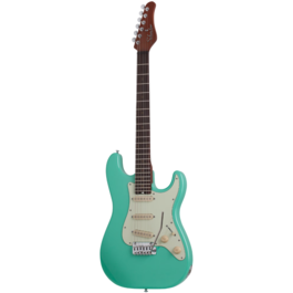 Guitarra Electrica Schecter Cuerpo Macizo Nick Johnston Trad L/H Sss A. Green