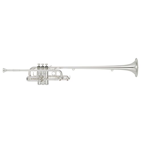 Trompeta de heraldo Yamaha YTR6335FS en Si bemol, acabado plateado