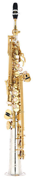 Saxo Soprano Selmer Serie III Jubile Plata Maciza llaves Gold AMG GO Saxo Soprano Selmer Serie III Jubile Plata Maciza llaves Gold AMG GO