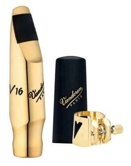 Boquilla Vandoren V16 metálica Saxo Tenor T7 S con Kit Optimum (SM823GSKO)