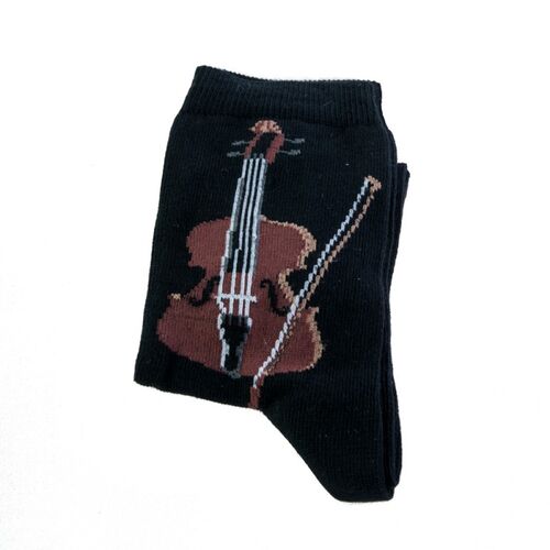 Calcetines negros violín (talla 35-38)