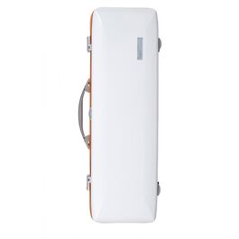 Estuche rectangular Violín BAM Ice Suprême Hightech ICE2018XLWN blanco/naranja Blanco/Naranja 4/4