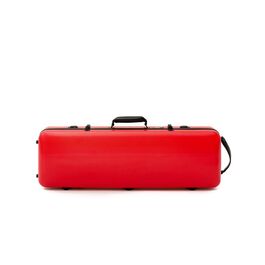 Estuche violín Artist Dynamic policarbonato rectangular con bolsa partituras Rojo 4/4