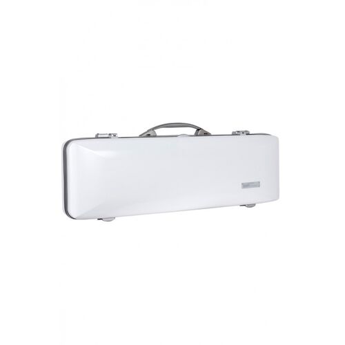 Estuche rectangular Violín BAM Ice Suprême Hightech ICE2018XLWN blanco/naranja Blanco/Plata 4/4