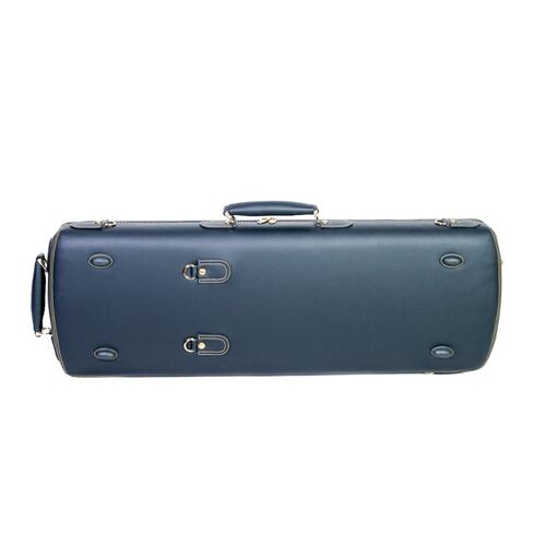 Estuche violn For-Tune CC rectangular Gris/Azul 4/4