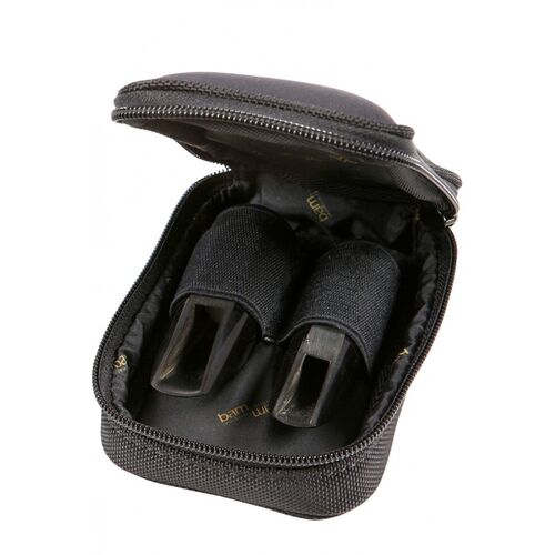 MP-0035 Estuche Bam para dos boquillas de clarinete Sib, La, saxo alto o soprano