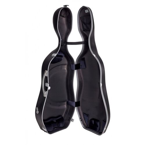 Estuche cello Bam SUP1005XLCN Slim 2.9 Suprême Hightech Negro/Plata 4/4