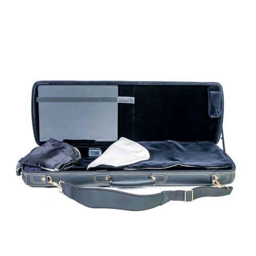 Estuche violn For-Tune CC rectangular Gris/Azul 4/4