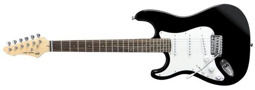 Guitarra Elctrica RC-100 Modelo zurdo, negro