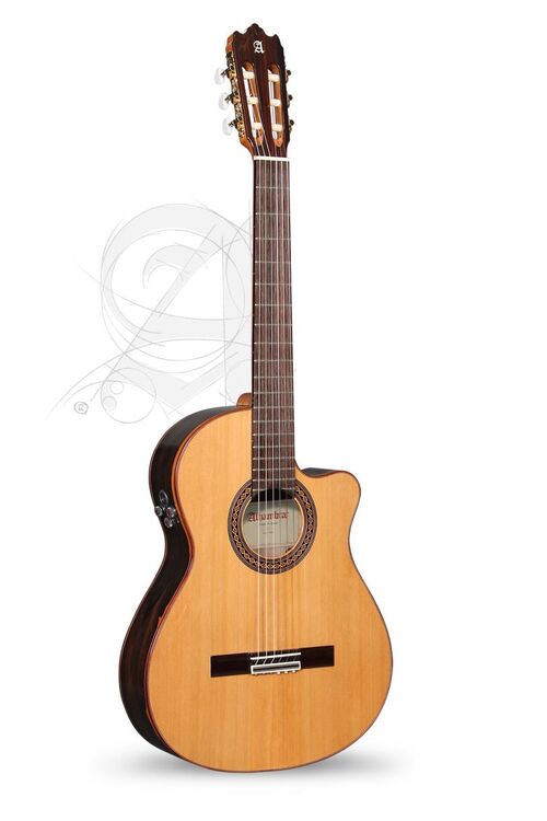 Guitarra Semi-acústica Alhambra Iberia Ziricote CTW E8