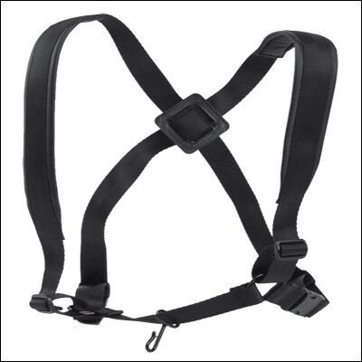 Cordon Saxofon Cruzado Arnes Sd-21 Hombre Ortola 001 - Negro