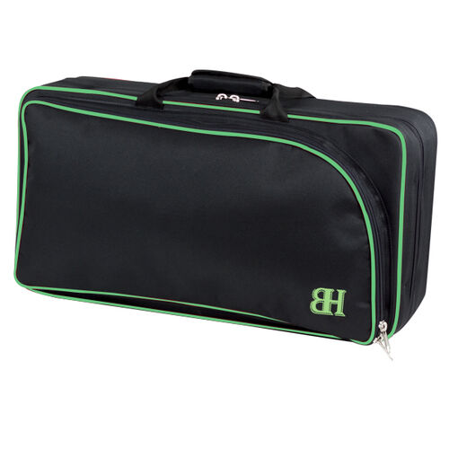 Estuche Oboe + Corno Ingles Hb127 Ortola Negro y Verde