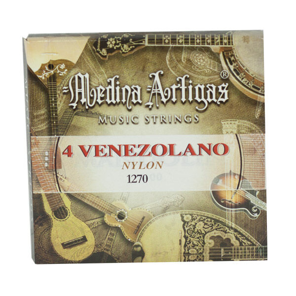 Juego Cuerdas Cuatro Venezolano Nylon 1270 Medina Artigas Medina Artigas 099 - Standard
