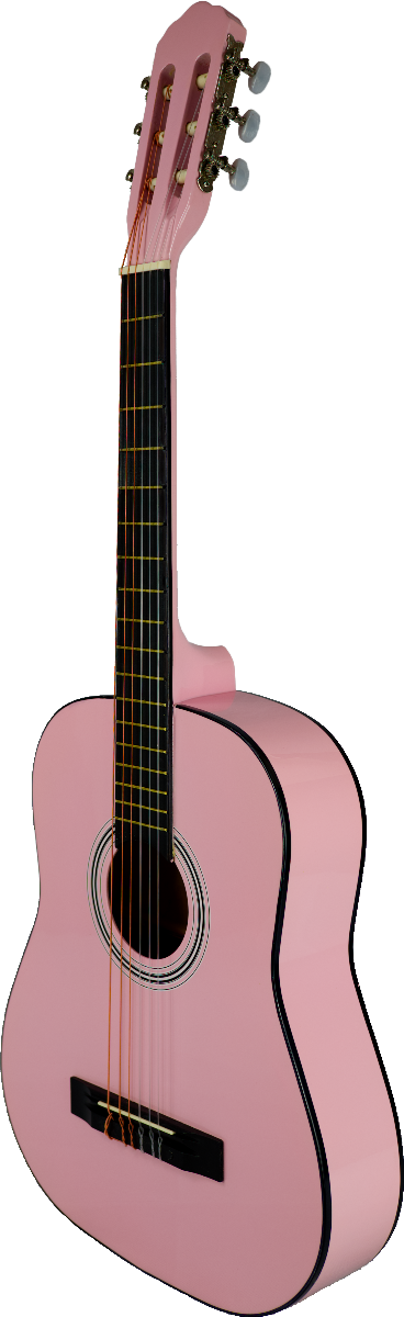 Guitarra Roco C16 (3/4) Tamao Cadete 90 Cms Rosa