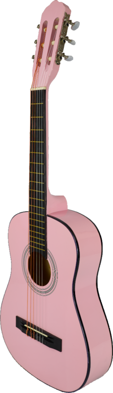 Guitarra Rocio C6pk (1/4) Cadete 75 Cms Rosa