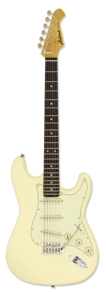 Guitarra Elctrica Aria Stg-62 Crema