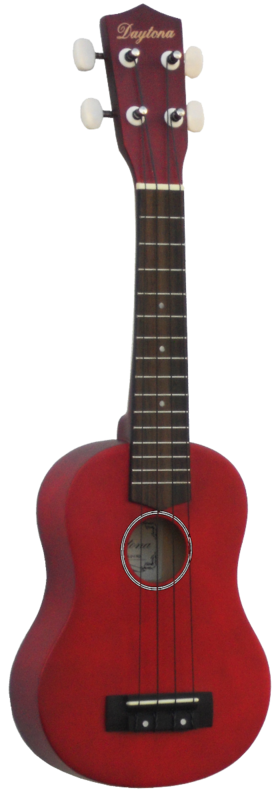 Ukelele Soprano Daytona Rojo