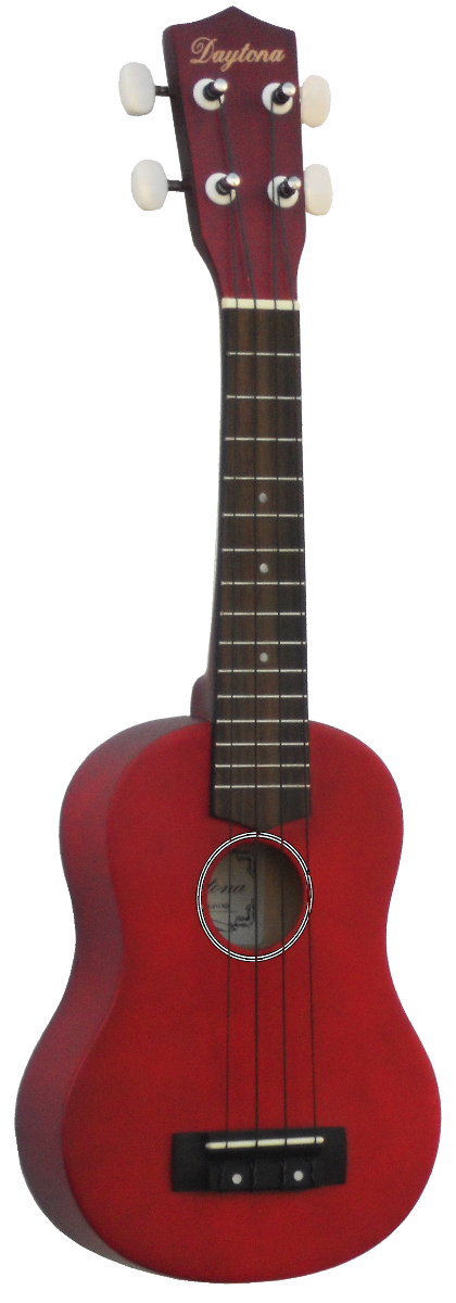 Ukelele Soprano Daytona Rojo