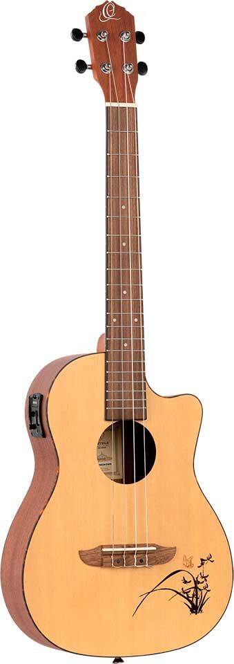 Ortega Ukelele Electrificado Bartono Ru5ce-Ba