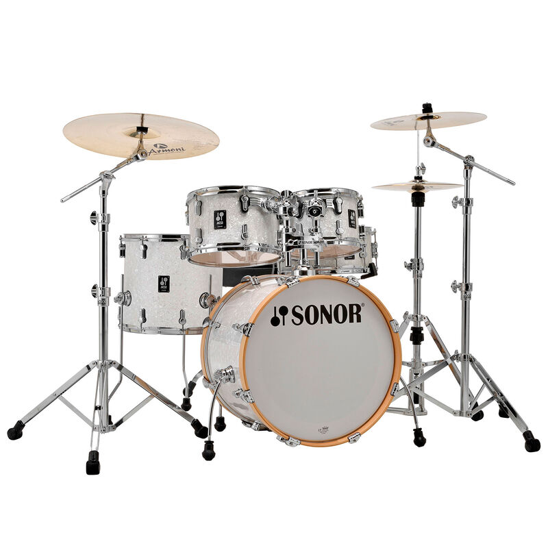 Sonor Set de Bateria Acustica Set Aq2 Stage White Pearl