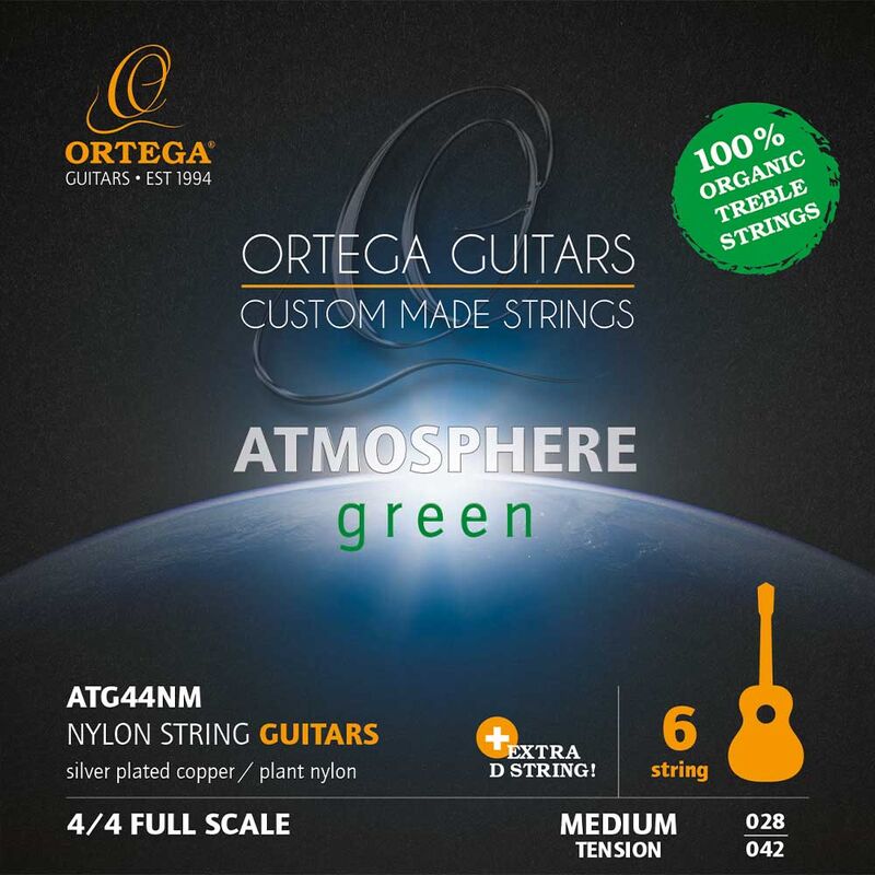Ortega Juego Cuerdas para Guitarra Clasicaatg44nm