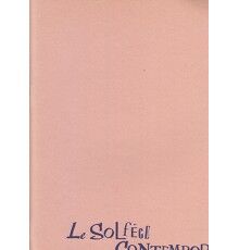 Solfeo Contemporneo Vol 4 Avec Accompag