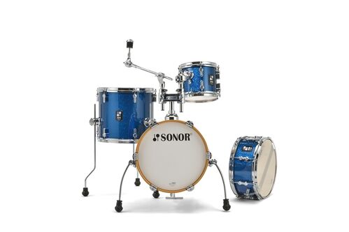 Sonor Set de Bateria Acustica Aqx Micro Set Bos Blue Ocean Sparkle