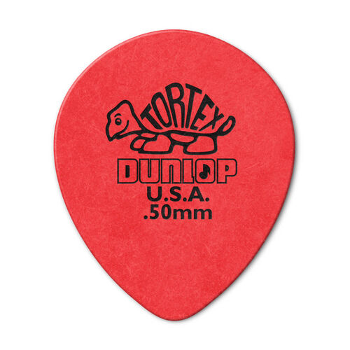 Bolsa 72 Púas Dunlop 413R-050 Tortex Teardrop 0,50mm