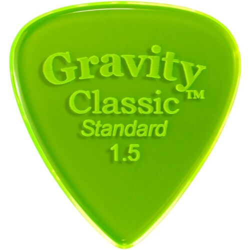 Púa Gravity Classic Standard 1,5mm Master Verde GCLS15M