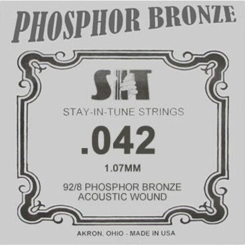 Cuerda Guitarra Acústica Phosphor Bronze SIT ,042B