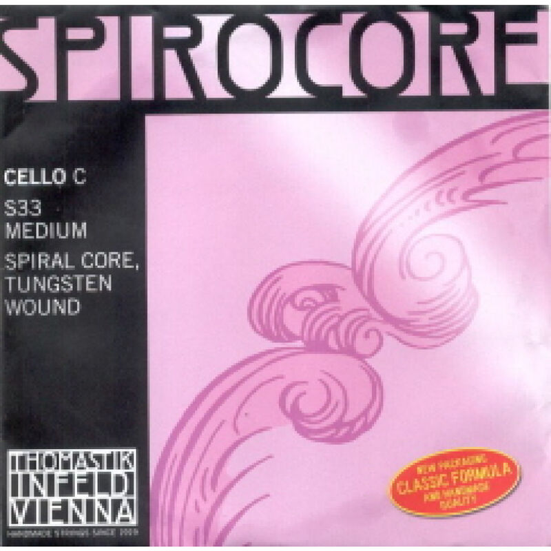 Cuerda 4 Cello Thomastik Spirocore Wolframio S-33