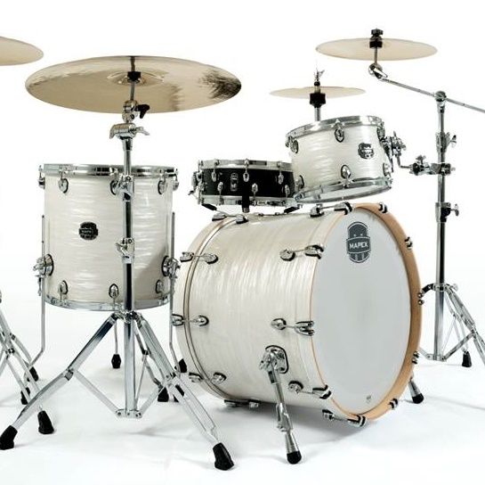 BATERIA MAPEX. SATURN SVTE401XVW. White Marine Pearl (Sin Herrajes)