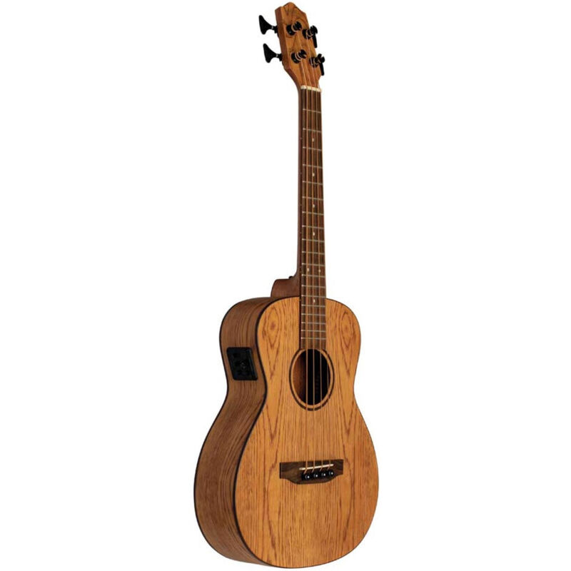 Ukelele Bajo Lanikai OA-EBU Oak Electrificado