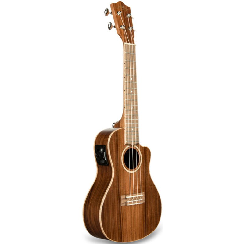 Ukelele Lanikai All Solid Morado Concert Electrificado MRS-CEC