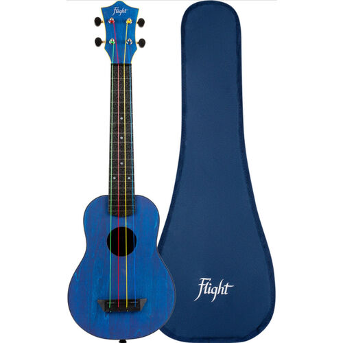 Ukelele Soprano Flight TUSL-KIDZ Concert Azul Oscuro