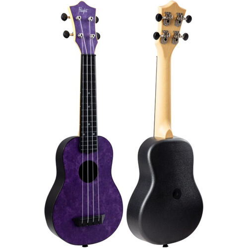 Ukelele Soprano Flight TUS-65 Travel Amethyst