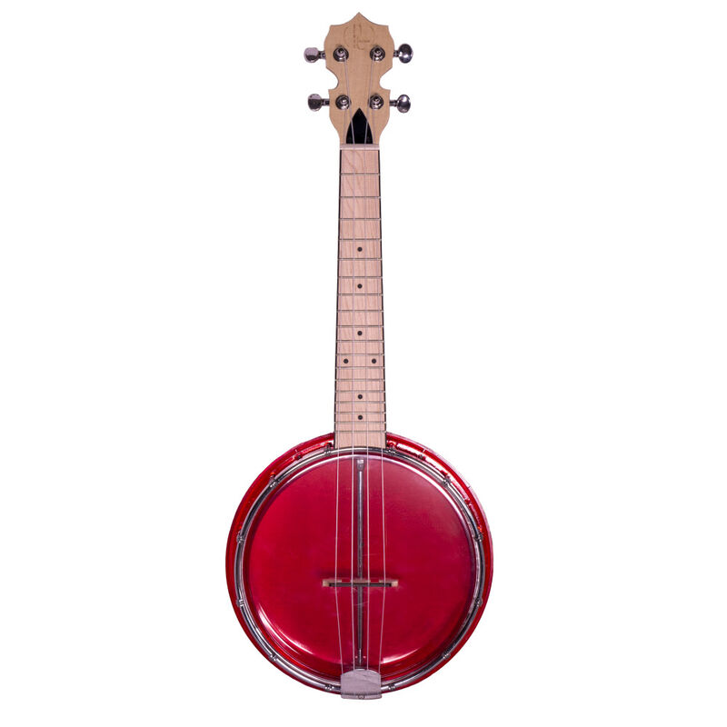 Banjolele Bones BB400R 4 cuerdas Rojo