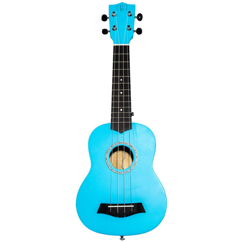 Ukelele Soprano Bones SP200S-LB Linden Azul Cielo Satinado