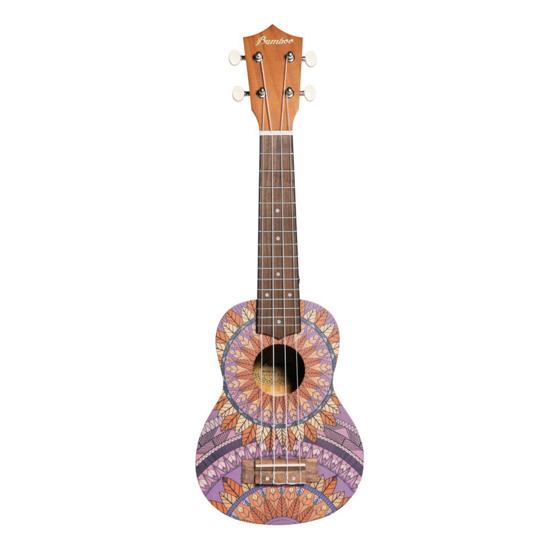 Ukelele Soprano Bamboo Purple Forest B1E-PF