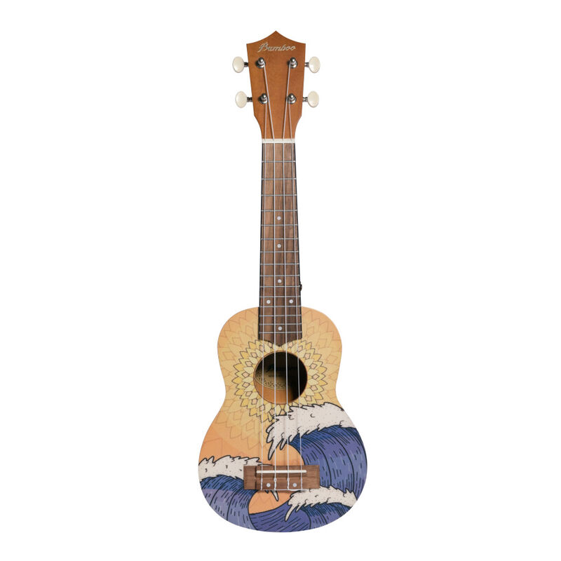 Ukelele Soprano Bamboo B1E-WV Wave