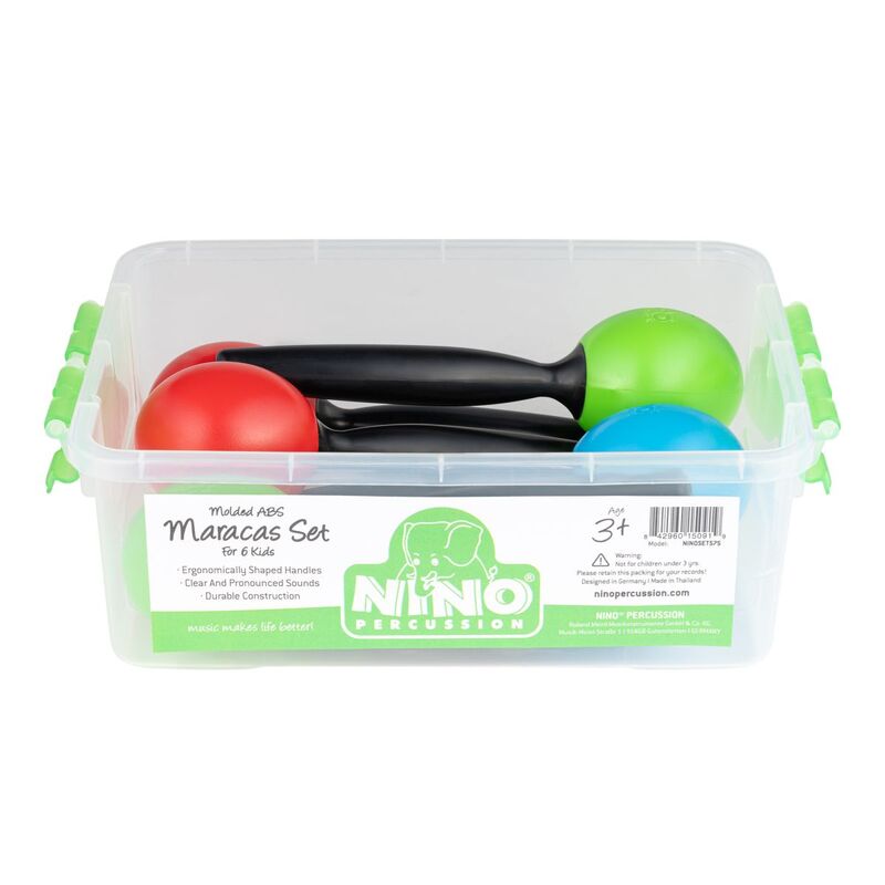 Maracas de Plastico Nino Percussion Ninoset575