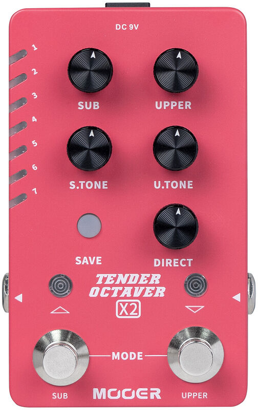 Pedal de Efecto Mooer Tender Octaver X2