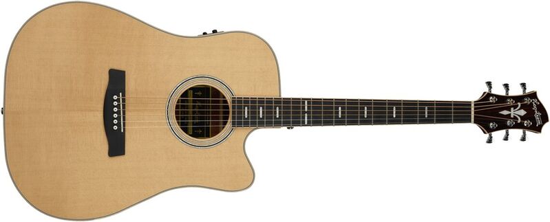 Guitarra Acústica Hagstrom de 6 Cuerdas Orsa Dreadnought Nat