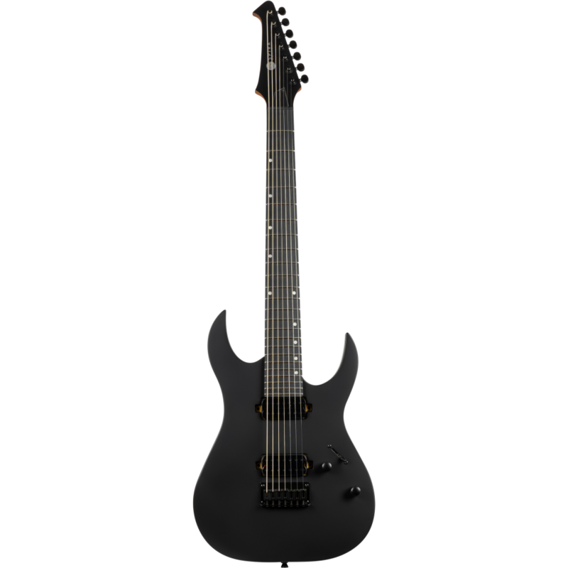 Guitarra Elctrica Spira 7 Cuerdas S407-MBK Satin Black