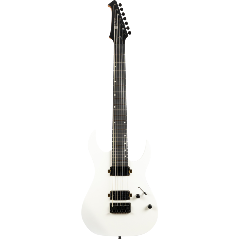 Guitarra Elctrica Spira 7 Cuerdas S407-MWH Satin White