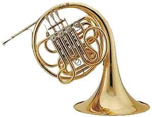 Trompa doble profesional Fa/Sib Hans Hoyer Geyer Style (HH801G-1-0) Gold brass fija